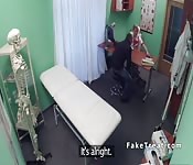 Patient without sense fucks blonde nurse