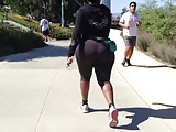 Ebony Gilf Booty Exercising
