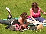Candid Feet in Park #2
