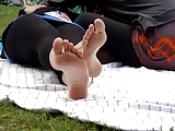 Candid bare soles 1