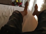 cum on my sexy feet 3