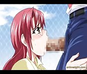 Huge melon boobs anime brutally fucked