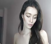 Gorgeous model takes requests