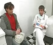 Doctor fucks brunette patient