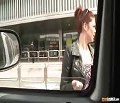 Fucking in a taxi