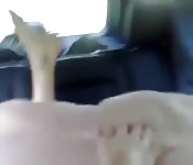 Riding cock in car