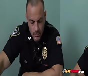 Gay cops get their assholes drilled