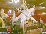 Dylan Ryan and her friends in bondage and filled up