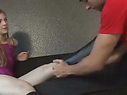 Poor slave was forced to...