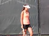 Ana Ivanovic hot serbian player during training part 2