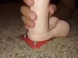 dildo riding cum