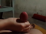 Hand Job handjob with The Aid of Vibrator