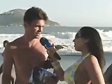 Real Nude Beach Brazilian TV Report - Mulher Melao