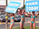 Sexy Car Wash Prank with hot Bikini Babes