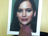 Cum tribute #7: Jennifer Lawrence takes a load to the face