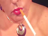 Hot BBW Solo Smoking and Dangling III