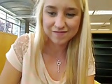 Girl In Library Makes Herself Squirt 