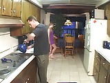 Anal sex in the kitchen