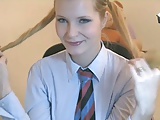 Anna Sucks - Schoolgirl Tease