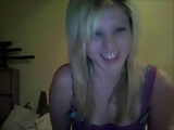 Blonde Jilling OFF with vibrator