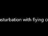 Masturbation with flying cum