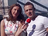 Female Reporter Interview a Young Guy they end up having Sex