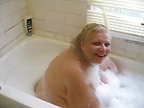 in the bath tub 