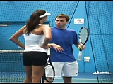 Ana Ivanovic - sexy at practice