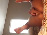 Legs in the air