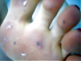 Pov dirty feet and masturbation