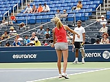 Radwanska Kerber Practice 1