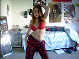 Hot Redhead Teen Strip Dance