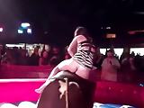 Bullriding with hot ass