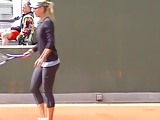 Maria Sharapova hot in training