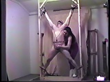 Sex with whipping frame and stretching rack