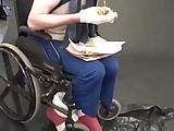extreme fetish - sonic in a wheelchair eating a chili