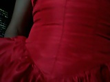 Con mi Vestido rojo de Quinceaniera 