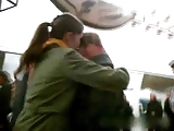 Russian Police Women Attacked With Kisses