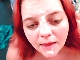 Part. 3 BBW Redhead Throat Fucking