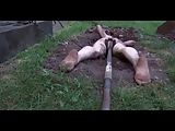 BDSM Outdoor Humiliation - Dig Slave Dig