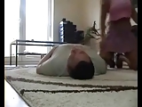 apartment smother and erotic wrestle