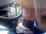 Amateur Head deep blowjob while driving car