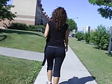 Candid Teen Ass in Yoga Pants