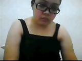 awek skype malu