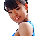 Asian Teen Blue Swimsuit Pure non - nude