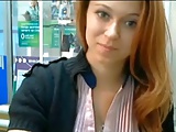 Russian cam girl at work