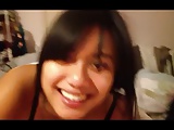 Really Cute asian girl sucking