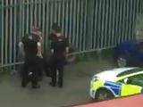 Caught in the act by the cops