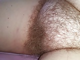 i found the 8' strand of pubic hair on her hairy pussy