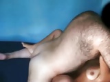 Young slut fucks older hairy guy